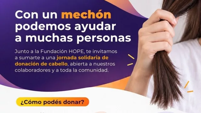 Un mechón puede cambiar vidas: Sumate a una jornada solidaria de donación de cabello